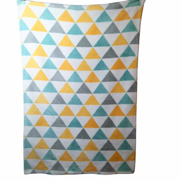2018 Little Miracles Costco Triangles Lovey Security Blanket 45" X 31" - Picture 3 of 5